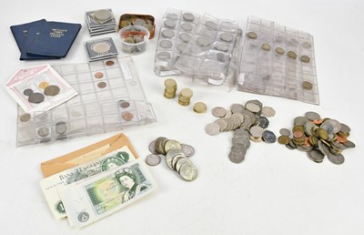 Lot 1413 - A quantity of assorted coins including Britain'...