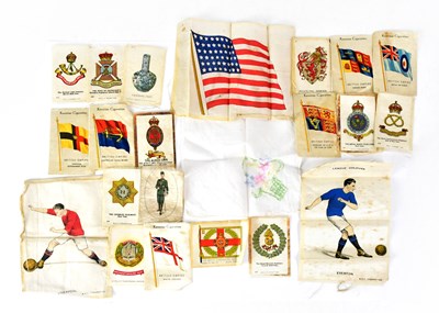 Lot 361 - A small collection of silk cigarette cards...