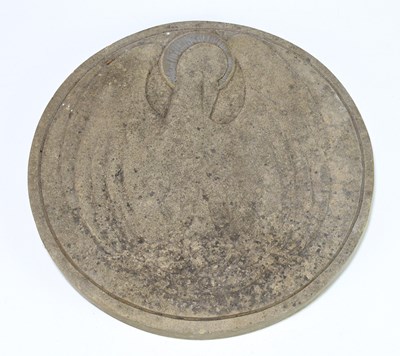 Lot 2704 - A reconstituted stone circular architectural...