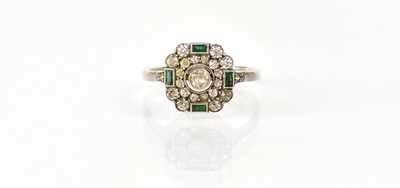 Lot 1016 - VIVIEN LEIGH; an Art Deco ring of octagonal...