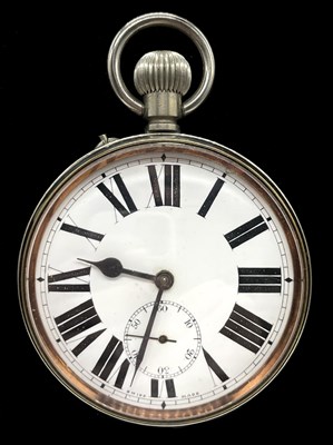 Lot 1364 - An early 20th century crown wind chromed...