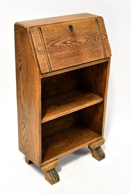 Lot 108 - A mahogany fall-front bureau with fitted...