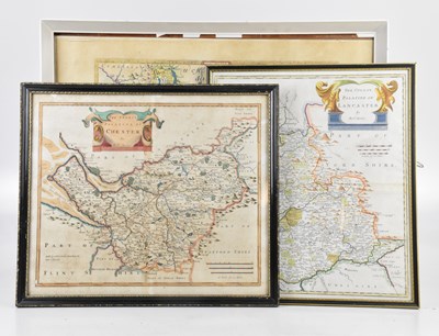 Lot 401 - ROBERT MORDEN; a hand coloured map, 'The...