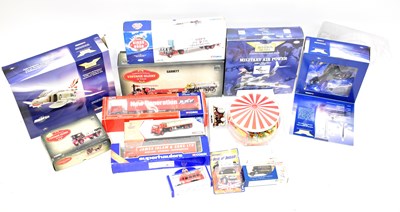 Lot 379 - A collection of boxed diecast vehicles to...