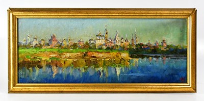 Lot 429 - IVAN KOMOROVSKY (Russian, 1960-2010); oil on...