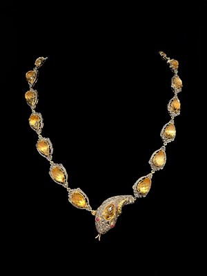 Lot 1120 - An impressive 14ct yellow gold and silver gilt...