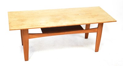 Lot 26 - A mid-20th century teak coffee table of...