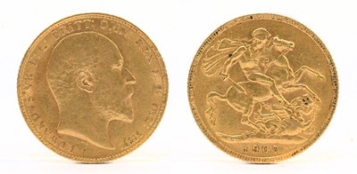 Lot 1867 - An Edward VII full sovereign, 1907.