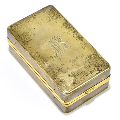 Lot 2275 - An Edwardian hallmarked silver cased and based...