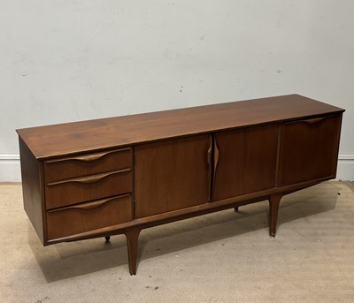 Lot 1004 - JENTIQUE; a mid century teak sideboard with...