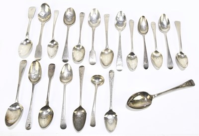 Lot 2066 - A group of variously hallmarked silver...