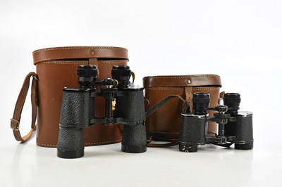 Lot 297 - VPS; a pair of 10x35 cased binoculars, with a...