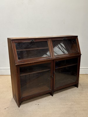 Lot 1153 - A 19th century mahogany shop display cabinet...