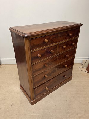 Lot 1165 - A good Victorian mahogany chest of drawers of...