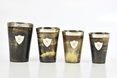 Lot 1255 - ATKIN BROTHERS; a set of four Victorian...