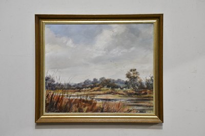 Lot 533 - PAM POWELL; oil on canvas, 'Dawlish Warren',...
