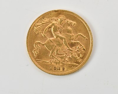 Lot 1474 - A George V half sovereign, 1912.