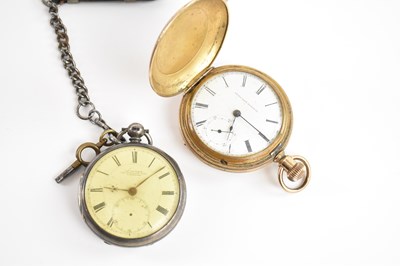 Lot 536 - ELGIN WATCH COMPANY; a crown wind gold plated...