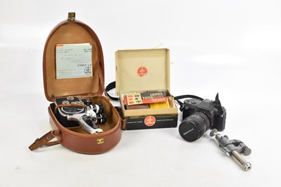 Lot 1584 - BOLEX PAILLARD; a boxed cine camera, assorted...