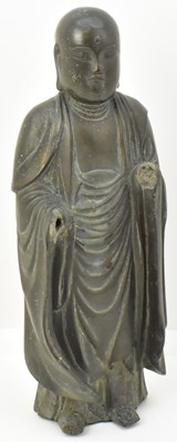 Lot 632 - A 19th century or earlier cast bronze figure...