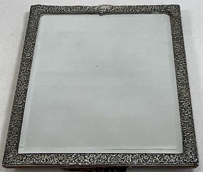 Lot 1086 - A late Victorian hallmarked silver framed...