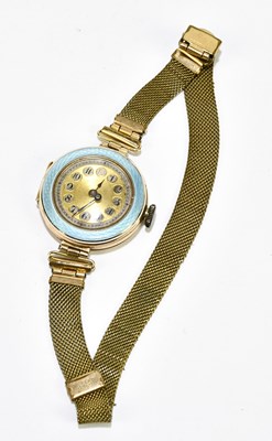Lot 1660 - ROLEX; a lady's vintage 9ct rose gold...