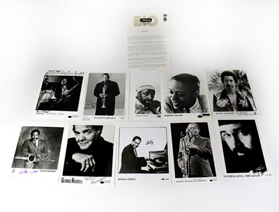 Lot 157 - JAZZ; a collection of black and white...