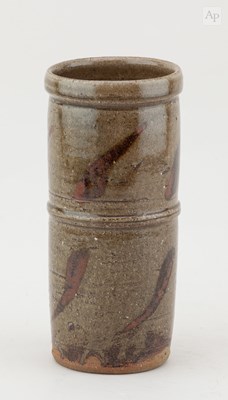 Lot 603 - RUTH SCOTT for Zennor Pottery; a cylindrical...