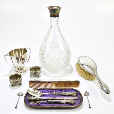 Lot 2439 - ELKINGTON & CO; an Edward VII hallmarked...