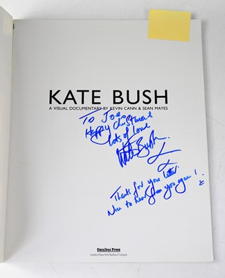 Lot 528 - KATE BUSH; 'A Visual Documentary' by Kevin...