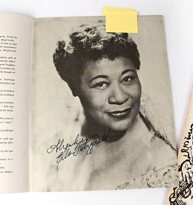 Lot 522 - JAZZ; two programmes comprising 'Jazz at The...