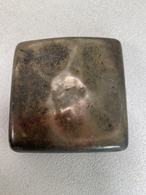 Lot 1097 - An Edwardian hallmarked silver cigarette case...