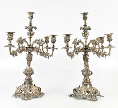 Lot 1496 - A pair of large and impressive Victorian style...