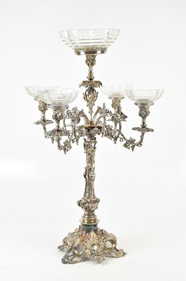 Lot 1497 - A large and impressive Victorian style silver...