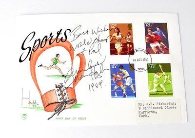 Lot 658 - MARVIN HAGLER; a first day cover bearing...