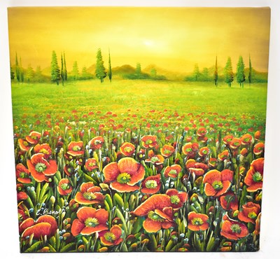 Lot 638 - C. BENOLT (20th century); two oils on canvas,...
