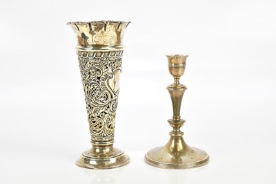 Lot 1278 - SYNYER & BEDDOES; an Edward VII hallmarked...