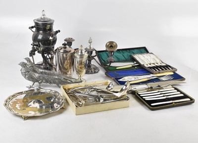 Lot 1513 - A quantity of electroplated items including...