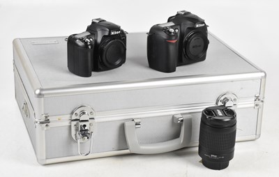 Lot 1579 - NIKON; a Nikon D50 digital SLR camera,...