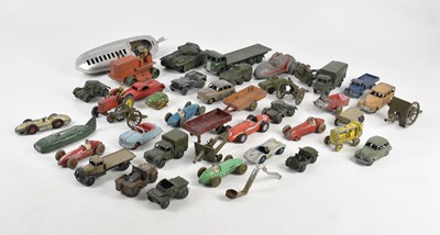 Lot 846 - A collection of playworn diecast vehicles...