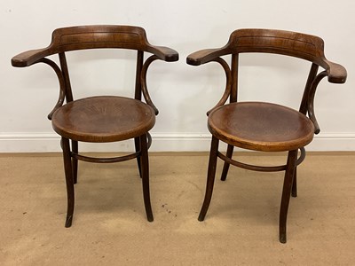 Lot 643 - A pair of Fischel of Czechoslovakia bentwood...