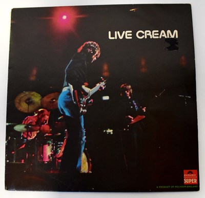 Lot 277 - CREAM; LP 'Live Cream', on Polydor Super,...