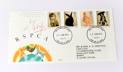 Lot 505 - BILL WYMAN; a first day cover bearing the...