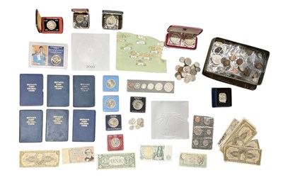 Lot 1475 - A quantity of sundry all world coins,...