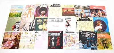 Lot 586 - A quantity of musical and film vinyl LP...