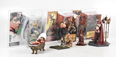 Lot 833 - A collection of McFarlane model figures, boxed...