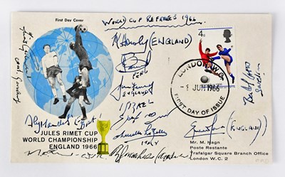 Lot 817 - WORLD CUP 1966; a first day cover bearing the...