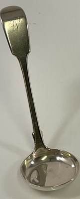 Lot 1073 - JOHN STONE; an early Victorian hallmarked...