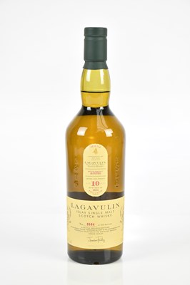 Lot 411 - WHISKY; a single bottle of 2024 Lagavulin ten...