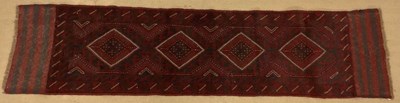 Lot 559 - A Meshwani runner, with a central decorative...
